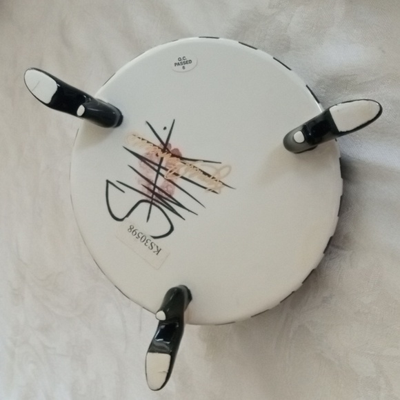 Set Whimsical Aunt Gertie Ceramic Sugar & Creamer SWAK Lynda Corneille New - Picture 11 of 15